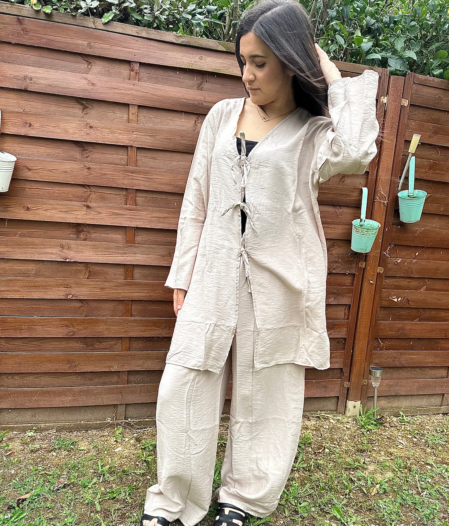 Ensemble noeuds beige Feryal