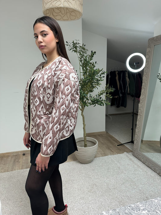 Veste légère rose CAMÉLIA